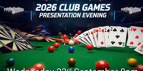 CLUB GAMES PRESENTATION EVENING