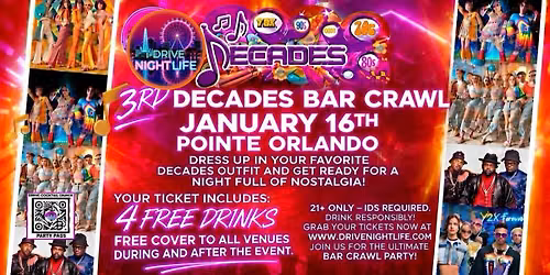 3rd Decades Bar Crawl