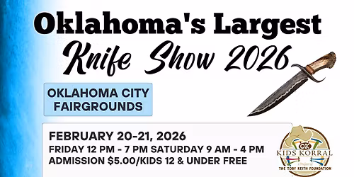Oklahoma's Largest Knife Show 2026