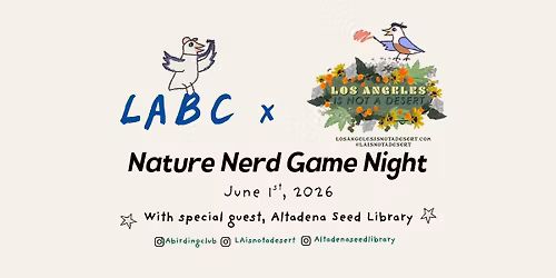 Nature Nerd Game Night!
