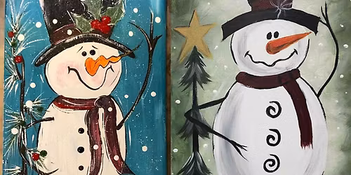 Frosty Fun Paint Night at Cherry Road Winery