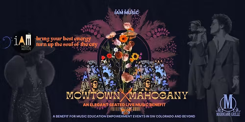 iAM MUSIC Presents: Motown at Mahogany