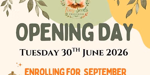 Tiny Seeds Open Day