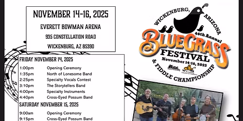 Wickenburg Blue Grass Festival!  BBQ