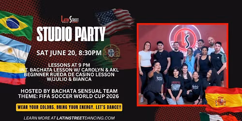LS Studio Party \u2013 World Cup Edition \ud83c\udf0e\u26bd