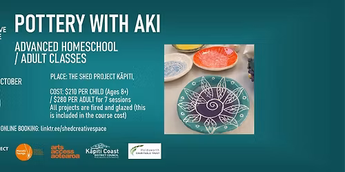 Advanced Homeschool \/ Adult Pottery with Aki