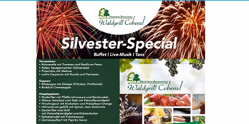 Silvestergala am Cobenzl mit Alexander Ribisch & Eveline Schauer LIVE