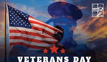 Veterans Day Commemoration & Concert at 10 am and Parade is at 12:30 pm