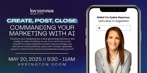 Create, Post, Close: Commanding Your Marketing with AI