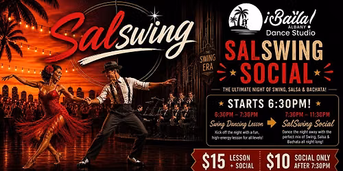 SalSwing Thursdays | Swing, Salsa & Bachata Lesson + Social