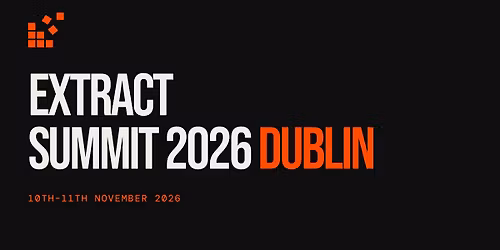 Web Data Extract Summit 2026  | Dublin