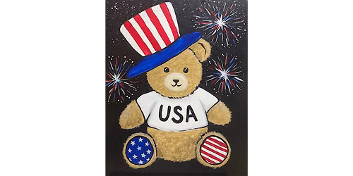 Bear-y Patriotic - Paint and Sip in Tyler | Classpop!\u2122