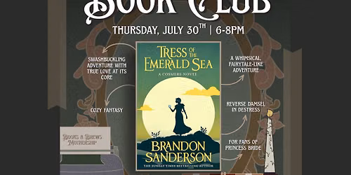 Books & Brews July Book Club | Tress of the Emerald Sea