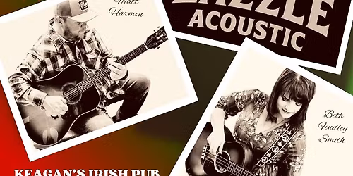 Zazzle Acoustic Duo Rocks Keagan's Irish Pub!