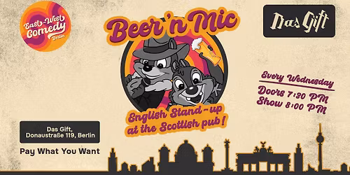 Beer 'n Mic: English stand-up at the Scottish pub! 10.06.26