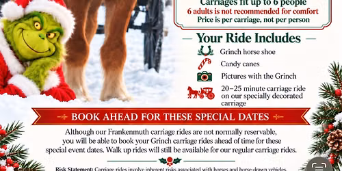 Carriage Rides with the Grinch 