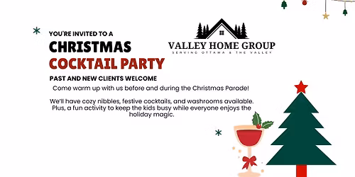 Christmas Cocktail Party - Before/During Arnprior Christmas Parade