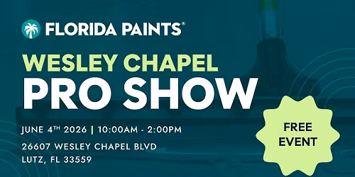 FREE Floor Coatings Pro-Show | Florida Paints Wesley Chapel