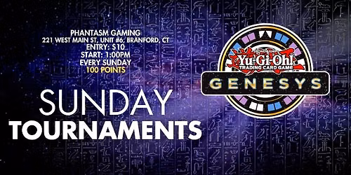 YuGiOh Genesys Sunday Tournaments