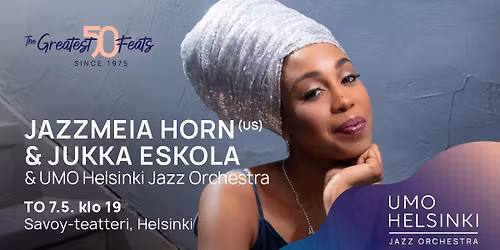 Jazzmeia Horn (US) & Jukka Eskola & UMO Helsinki Jazz Orchestra 