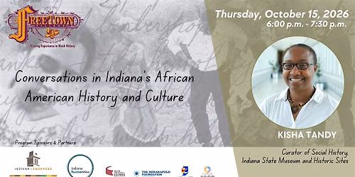 Conversations In Indiana African American History & Culture 10\/15\/26