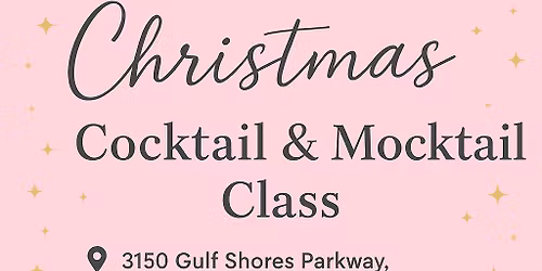 Christmas cocktail class