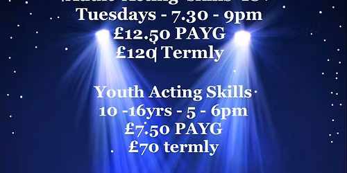 New Adult Acting Classes 
