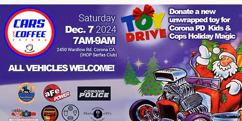 Cars & Coffee - KIDS & COPS TOY DRIVE