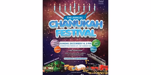 Annual Chanukah Festival in the South Hills!