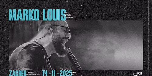 Marko Louis Beskraj Tour @ SAX!