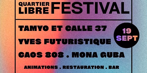 Quartier Libre Festival 2026