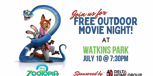 Watkins Park Free Outdoor Movie