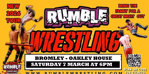 Rumble Wrestling 2026 Tour Comes to Bromley
