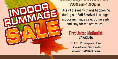 Indoor Rummage Sale - Downtown Sarasota