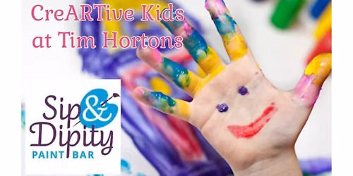 creARTive kids afternoon paint with donuts!