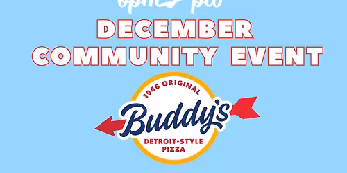December Community Event at Buddy's Pizza
