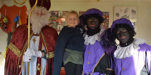 Bezoek van de Sint 