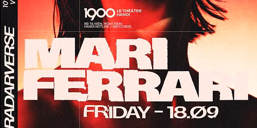 Radarverse 03: Mari Ferrari | Friday 18.09.2026