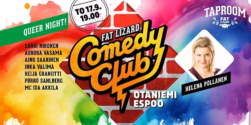 Fat Lizard Comedy Club Queer Night 2026