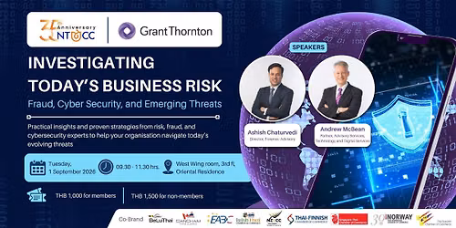 {Joint Event} NTCC: Investigating Today's Business Risk: Fraud, Cyber Security, and Emerging Threats
