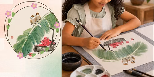 Colorful Nature Art Workshop\u2013 When Cherries Meet Banana Leaves