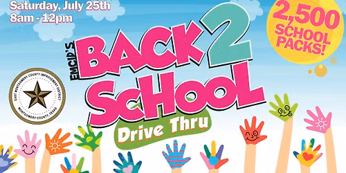 EMCID's Back to School Drive Thru