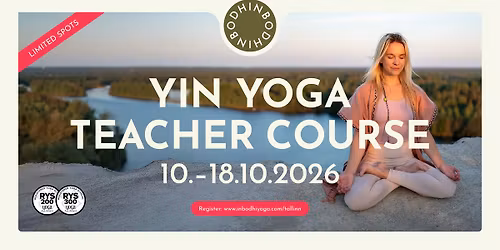 Yin & Taastava Jooga \u00d5petajate Koolitus \/ Yin & Restorative Yoga Teacher Training