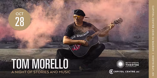 SOLD OUT! Tom Morello: A Night of Stories & Music