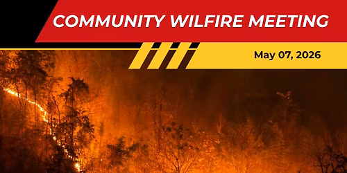 Community Wildfire Meeting 