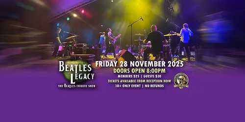 BEATLES LEGACY | Altona Sports Club