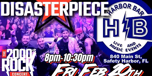 Disasterpiece Returns to Harbor Bar for 3rd Friday!