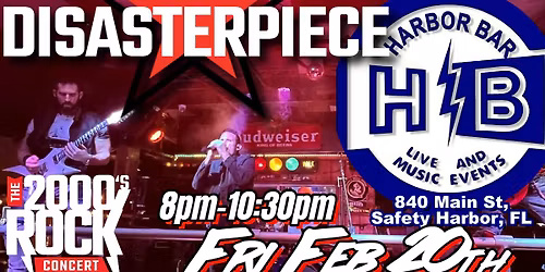 Disasterpiece Returns to Harbor Bar for 3rd Friday!