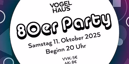 80er Tanzparty 