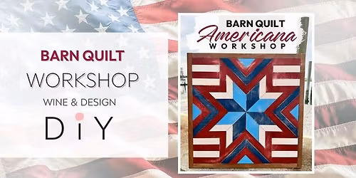 DIY | American Barn Quilt Wall Art - 2 Size Options available!